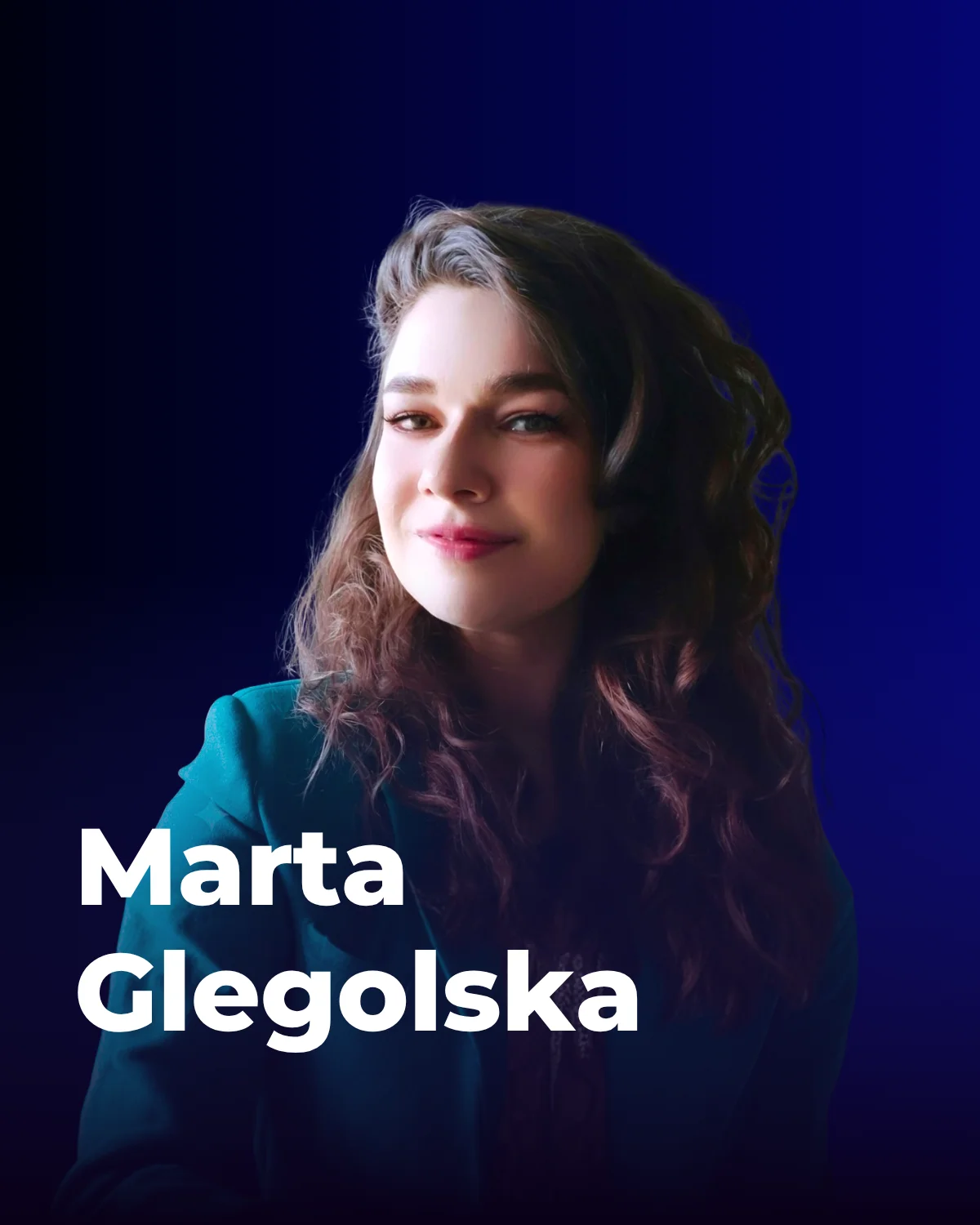 Marta Glegolska - prelekcja 20 min, Niedziela 30.08